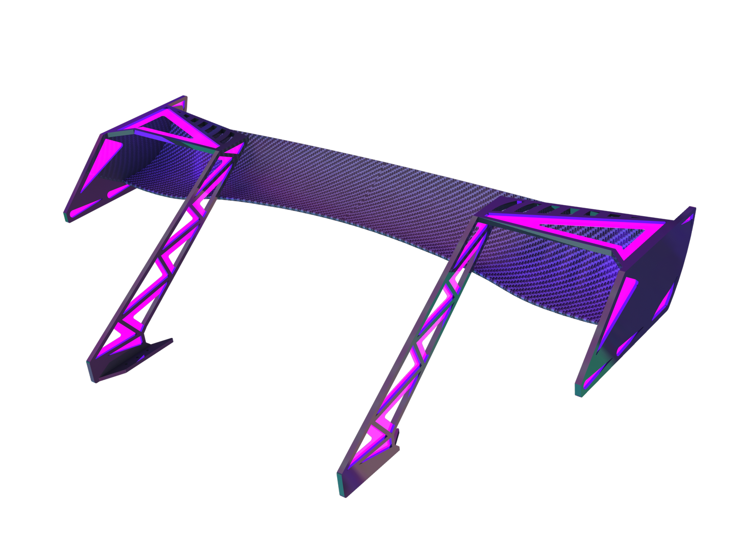 60" Moid Cyber Spoiler 3D Model