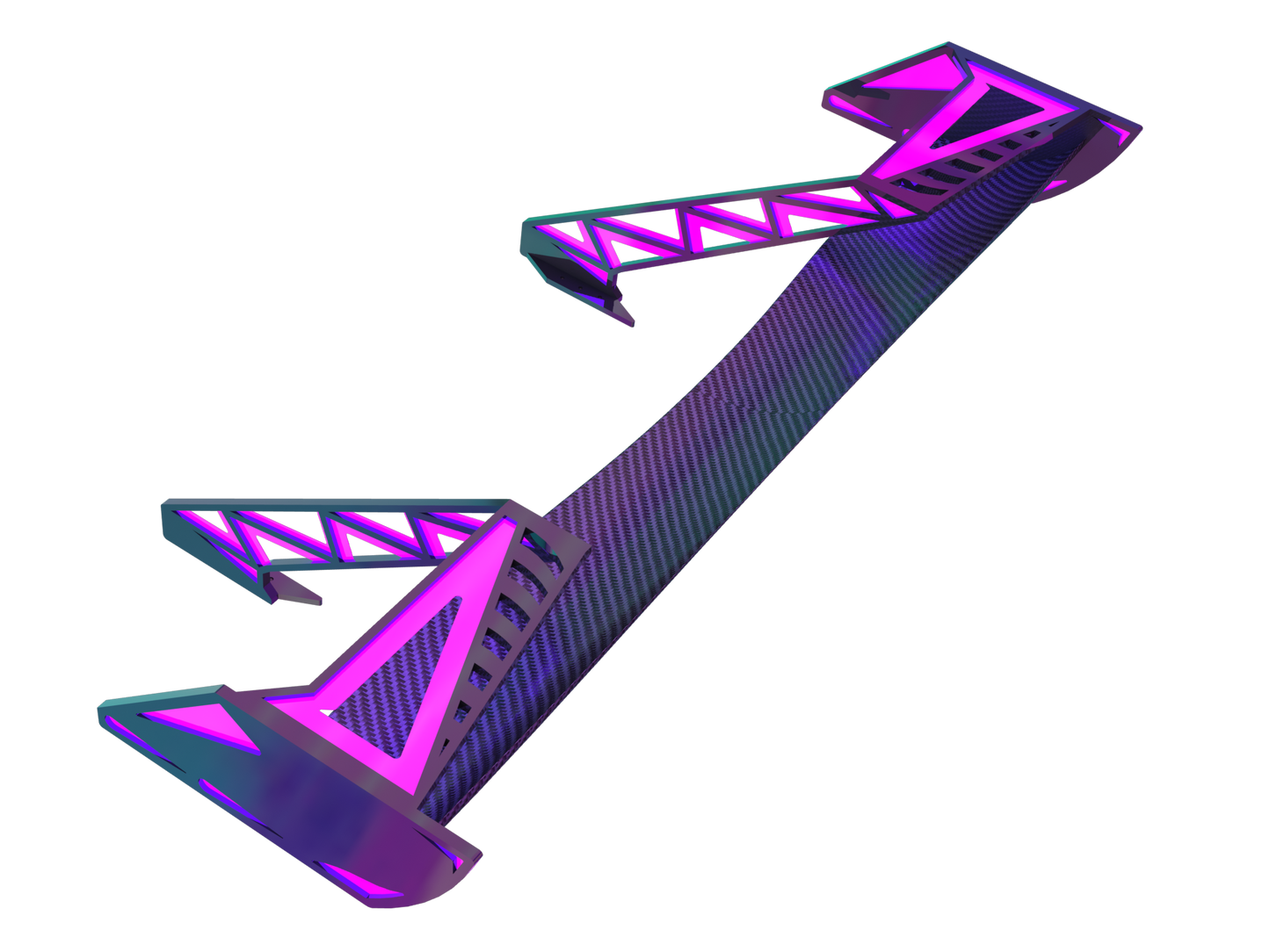 60" Moid Cyber Spoiler 3D Model