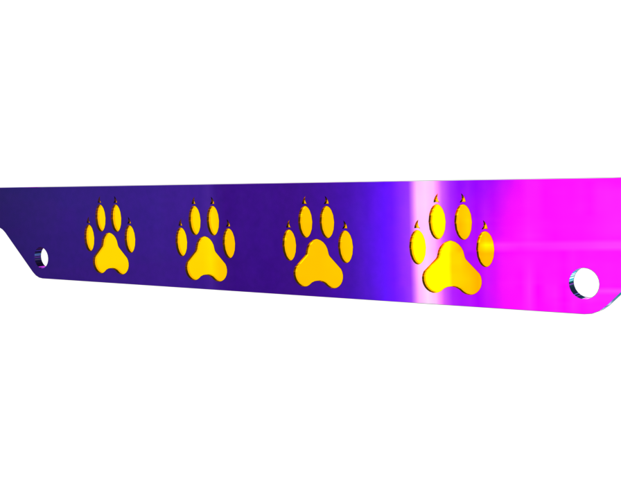 Laser Cut DXF License Plate Jakkaru