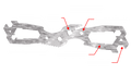 Compact Multi Hex Tool DXF laser cut file