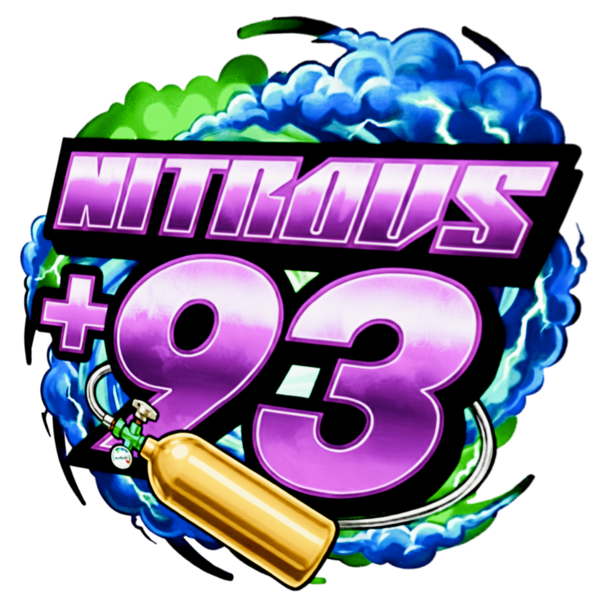 Cryobeam's Nitrous 93 | Japanese Digital Graphix Decal | Shutokou Expressway Revamped