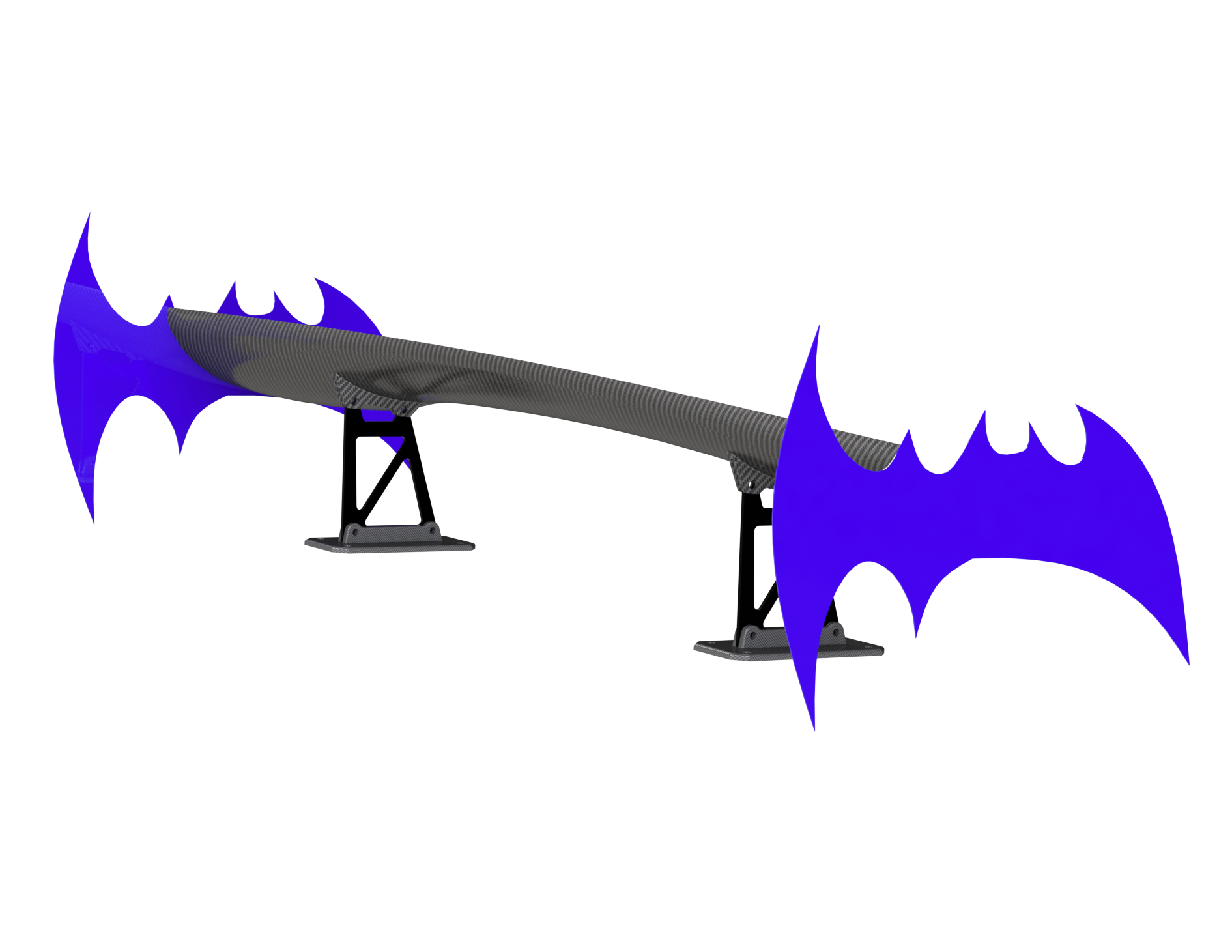 Laser Cut DXF Spoiler End Plate Style Batz