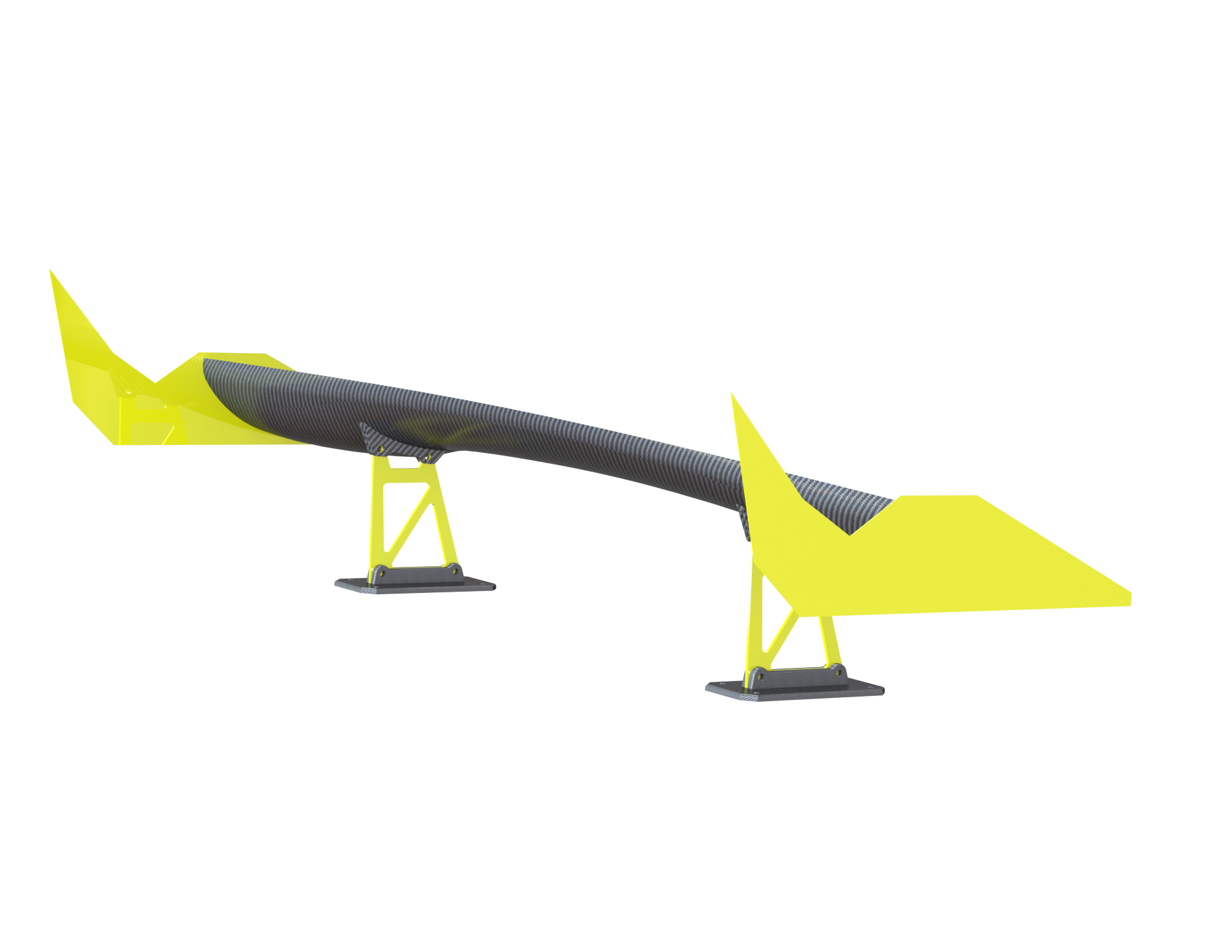 Laser Cut DXF Spoiler End Plate Style Fox